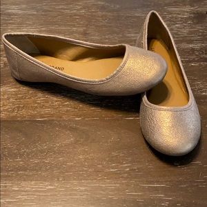 Lucky Brand rose gold bellat flats 8